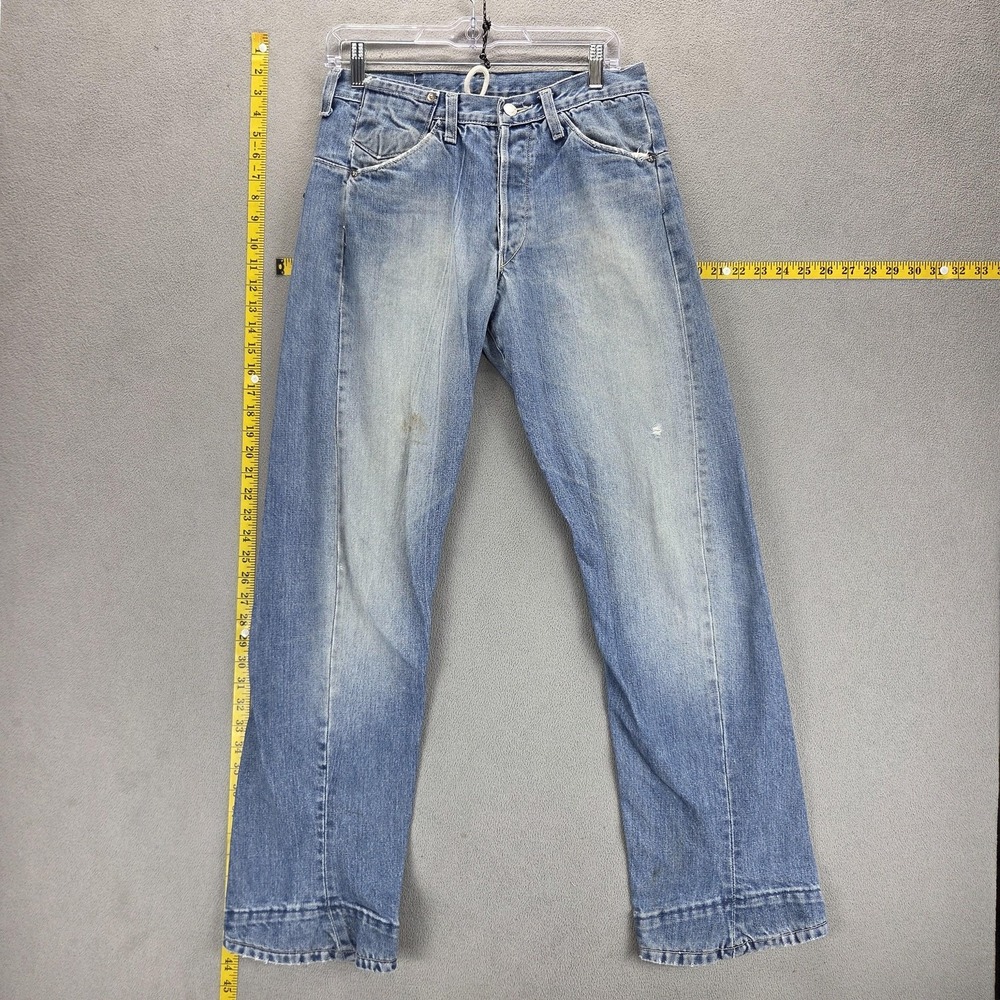 Vintage Levis Engineered Jeans Mens Blue Twisted Made in Italy Fits 28x32